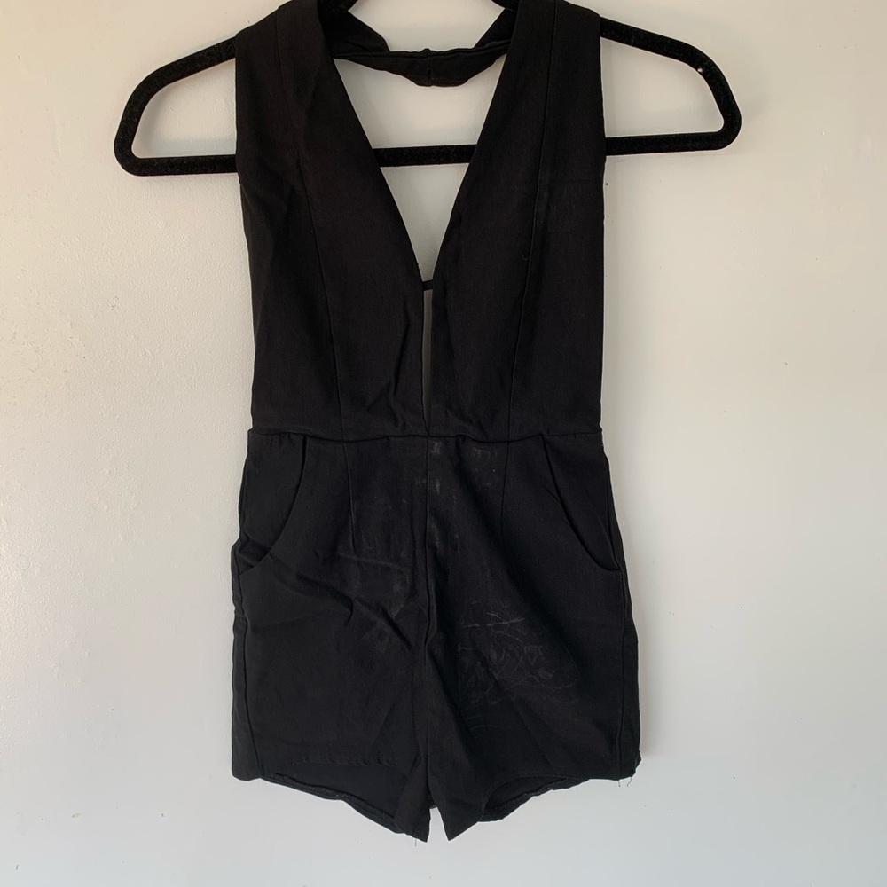 Sexy Black Romper